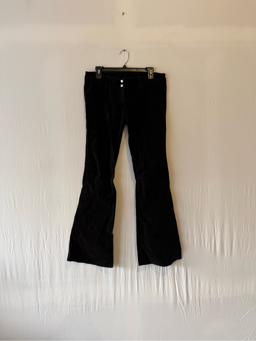LIP SERVICE Women's Velvet Gangsta Pants Size M in Black